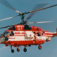 Вертолет Ка-32-А1 (противопожарный) в полете. [2000-е гг.]. РГАНТД. Ф. 348. Оп. 3. Д. 274. Л. 1.